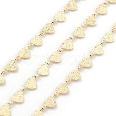 Brass Heart Link Chains CHC-M025-47G-1