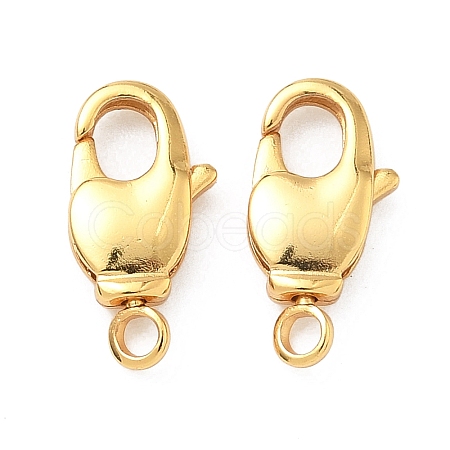 Brass Lobster Claw Clasps KK-H532-17D-G-1