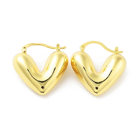 Real 18K Gold Plated Brass Hoop Earrings X-KK-R150-01C-1