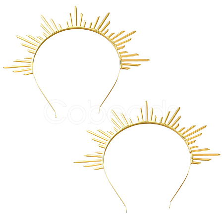 Alloy Hair Bands OHAR-WH20007-08G-1