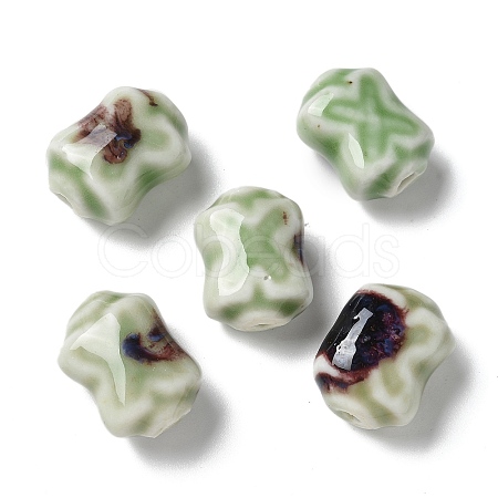 Handmade Porcelain Beads PORC-L080-E01-1