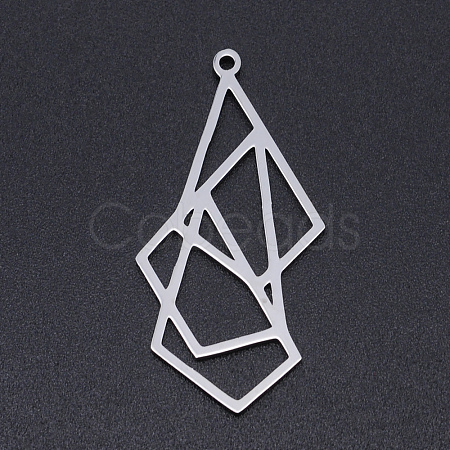 Non-Tarnish 201 Stainless Steel Pendants STAS-N090-JN791-1-1