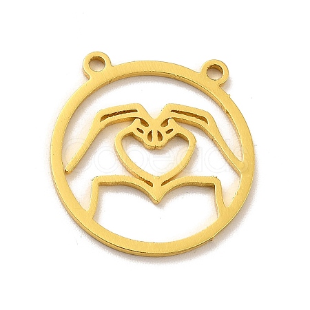 201 Stainless Steel Outline Pendants STAS-E175-02G-1