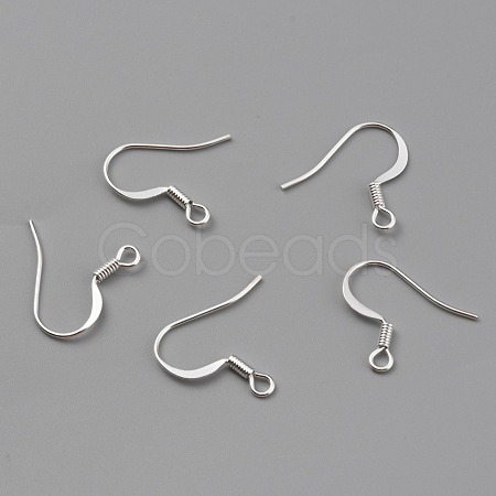 Brass Earring Hooks X-KK-O131-08S-1