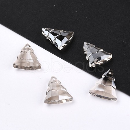 Glass Rhinestone Pendants RGLA-O002-A01-001SA-1