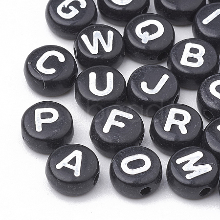 Opaque Acrylic Beads SACR-N002-02-1