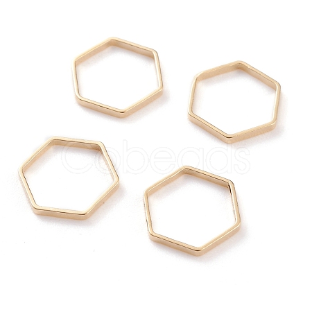 Brass Linking Rings KK-Y003-05A-G-1