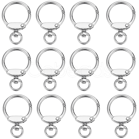 12Pcs Alloy Swivel Clasp FIND-SC0010-10P-1