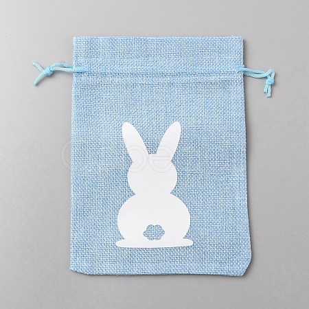 Easter Cloth Storage Pouches ABAG-WH0048-03B-01-1