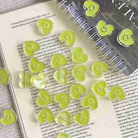 Acrylic Enamel Beads OACR-I011-22E-1