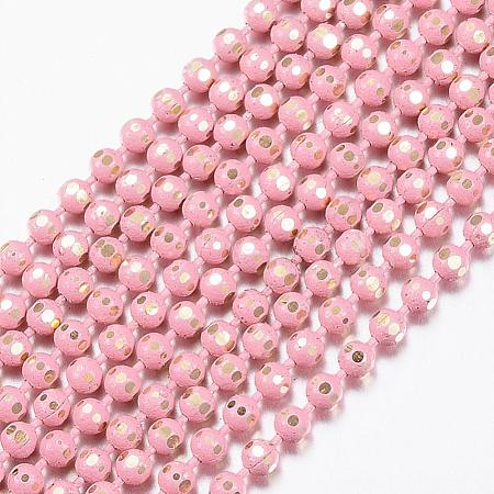 Brass Faceted Ball Chains CHC-D268-01-1