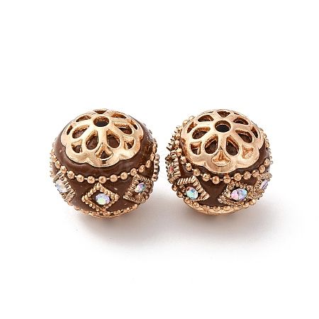 Handmade Resin Indonesia Beads IPDL-E010-20-A-03KCG-1
