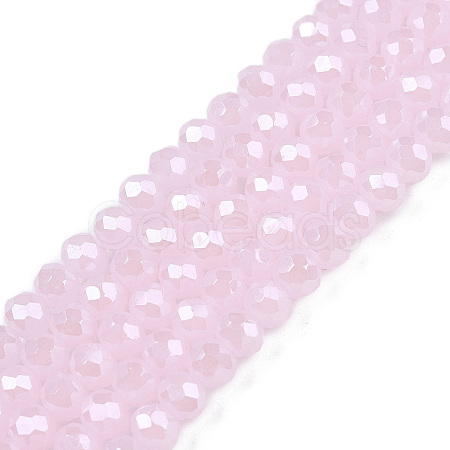 Electroplate Glass Beads Strands LS-EGLA-A044-J4mm-A02-1