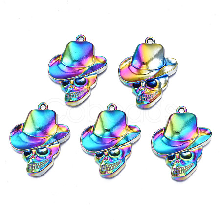 Rainbow Color Alloy Pendants PALLOY-N156-196-NR-1