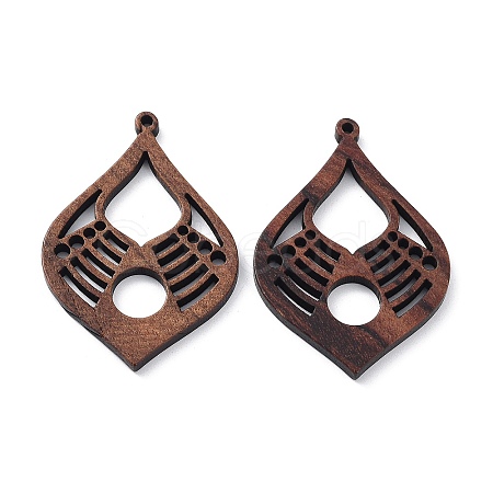 Walnut Wood Laser Cut Pendants WOOD-Q051-04D-1