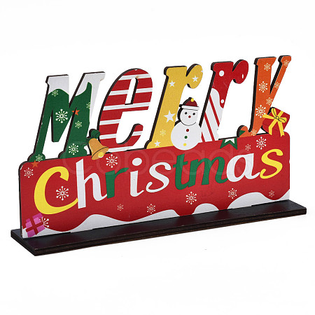 Wood Tabletop Display Decorations WOOD-N005-75-1
