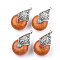 Tibetan Style Resin Pendants, with Alloy & Enamel, teardrop, Antique Silver, Coral, 28x16x14mm, Hole: 2~3.5mm