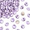 Preciosa&reg MAXIMA Crystal Round Stones, Czech Crystal, Bicone(436 11 177 Rivoli), Dura Foiling, 20310 Violet, SS47(10.55~10.9mm)