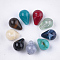 Acrylic Beads, Imitation Gemstone Style, teardrop, Mixed Color, 16x11mm, Hole: 1.8mm