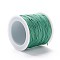 Braided Nylon Thread, DIY Material for Jewelry Making, Medium Turquoise, 0.8mm, 100yards/roll