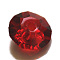 Imitation Austrian Crystal Beads, Grade AAA, K9 Glass, Faceted, Flat Round, Dark Red, 6x3.5mm, Hole: 0.7~0.9mm