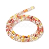 Gradient Color Electroplate Glass Bead Strands X-GLAA-E042-05-B01-3