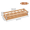 12-Hole Bamboo Glass Holder Display Racks ODIS-WH0061-08B-2