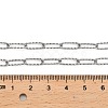 304 Stainless Steel Paperclip Chains CHS-A016-09P-A-2