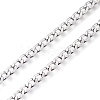 Tarnish Resistant 304 Stainless Steel Cuban Link Chains CHS-M003-13P-A-1