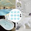 PEVA Adhesive Non-Slip Bathtub Stickers FIND-WH0077-40-7