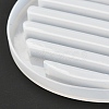 Flat Round Silicone Cup Mat Molds DIY-I065-06-4