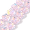 Electroplate Glass Beads Strands EGLA-B006-03A-AB01-1
