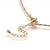 Long-Lasting Plated Brass Chain Necklaces NJEW-MSMC002-14G-NF-3