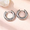 316F Stainless Steel Hoop Earrings EJEW-D341-01C-P-1