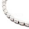 Adjustable Rack Plating Brass Cubic Zirconia & Box Chain Bracelets BJEW-A132-23P-3