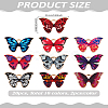 20Pcs 10 Colors Alloy Enamel Pendants ENAM-LP0001-71-2