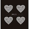 Glitter Hotfix Rhinestone(Hot Melt Adhesive On The Back) DIY-WH0177-22-1