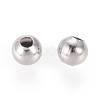Tarnish Resistant 304 Stainless Steel Hollow Round Seamed Beads STAS-R032-4mm-2