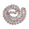 Electroplate Glass Beads Strands EGLA-T028-02J-2