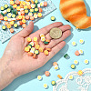 100Pcs Handmade Polymer Clay Beads CLAY-YW0002-52C-4