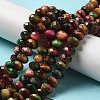 Natural Rainbow Tiger Eye Beads Strands G-NH0002-D03-04-2