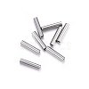 Tarnish Resistant 201 Stainless Steel Tube Beads STAS-O107-07P-B-1