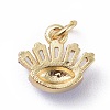 Cubic Zirconia Charms KK-G363-13G-3