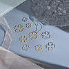 48Pcs 6 Style 316 Stainless Steel Link Rings STAS-CA0002-15-6