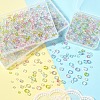 350Pcs 7 Colors Transparent Baking Paint Glass Beads DGLA-YW0001-45-4