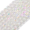 Electroplate Glass Beads Strands X-EGLA-D031-01-01-2
