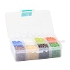 FGB 200G 8 Colors 12/0 Grade A Round Glass Seed Beads SEED-JP0010-04-2mm-6