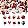 100Pcs Natural Wooden Beads WOOD-CD0001-22-1