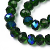 Electroplate Glass Beads Strands EGLA-A044-T1mm-L24-2