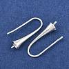 Rack Plating Brass Earring Hooks KK-CBAA482-01S-2